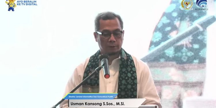 Foto : Direktur Jenderal Informasi dan Komunikasi Publik (Dirjen IKP) Kementerian Komunikasi dan Informatika Usman Kansong. (Istimewa)