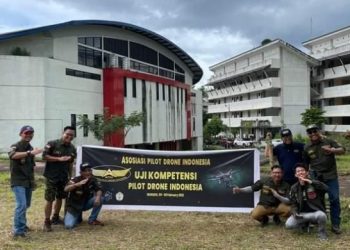 Pelatihan dan Uji Kompetensi pilot Drone (Foto istimewa)