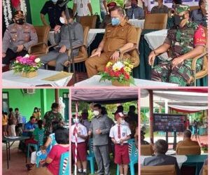 Berlangsungnya vaksinasi masal yang dilakukan oleh Pemda Talaud