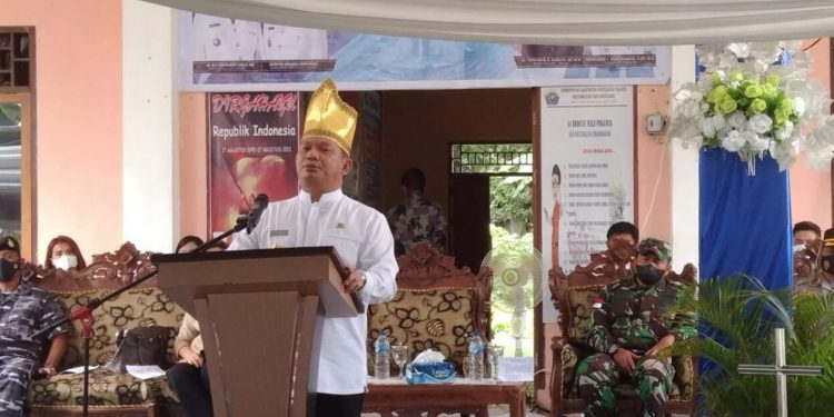 Bupati Kepulauan Talaud sikan sambutanaat member