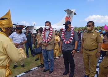 Kedatanganrombongan BNPP di Talaud