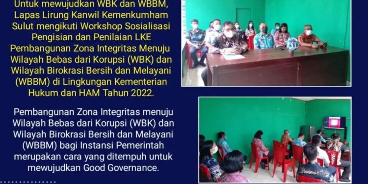 Pelaksanaan Workshoungp Lapas kelas III Lir