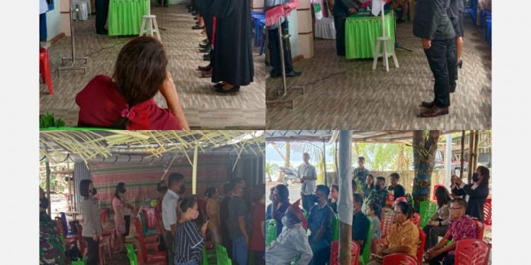 Pemerintah Desa Mala Timur Kecamatan Melonguane gelar Pelantikan dan Pengambilan Sumpah/ Janji Perangkat Desa