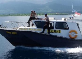 Satuan Pol Air saat melakukan patroli