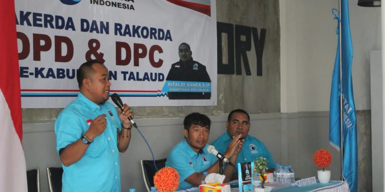 Gelar Rakerda, Gelora Talaud Kirim Pesan Siap Bertarung di 2024