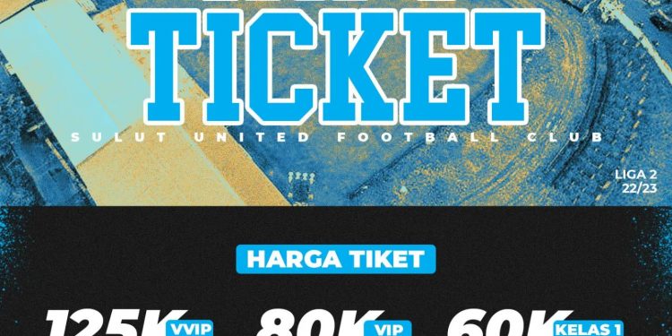 Catat Harga Tiket Laga Perdana Sulut United Lawan Persipura Jayapura di Stadion Klabat Manado