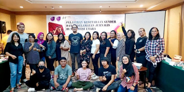 Ancaman dan Diskriminasi Rentan Terjadi, AJI Manado Gelar Pelatihan Keseteraan Gender dan Keselamatan