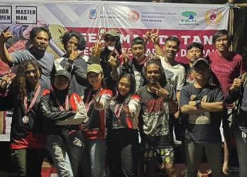 Kejurda Arung Jeram, Tim Putri Kota Bitung Sabet Podium 2 Kategori Head to Head