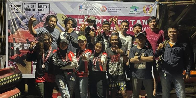 Kejurda Arung Jeram, Tim Putri Kota Bitung Sabet Podium 2 Kategori Head to Head