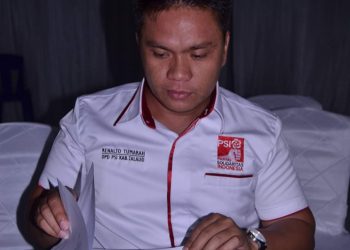 Ketua DPD PSI Kabupaten Kepulauan Talaud, Renalto Tumarah, S.IP