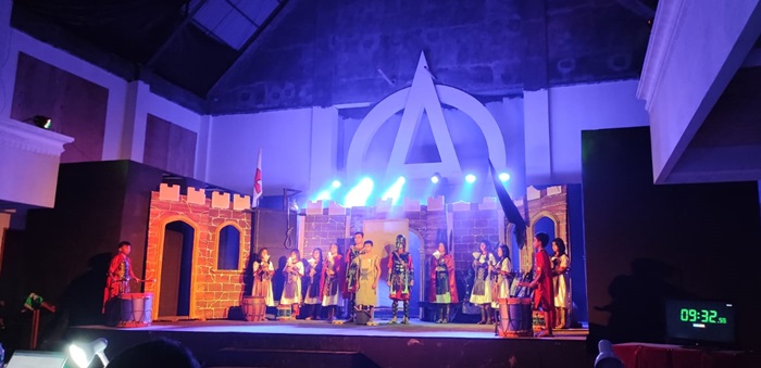 Salah satu pementasan teater di ajang fetival jemaat se-GMIM (foto: barta1)