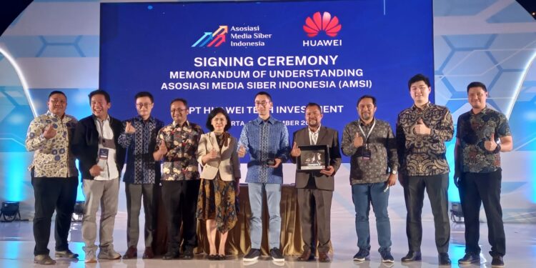Huawei dan AMSI Jalin Kerjasama Tingkatkan Kecakapan Digital Media Siber di Indonesia