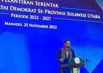 Pelantikan DPC Partai Demokrat Se-Sulut, AHY: Perjuangkan Perubahan dan Perbaikan