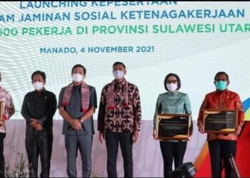 687.639 Pekerja di Sulut Terdaftar BPJamsostek, Ini Manfaatnya