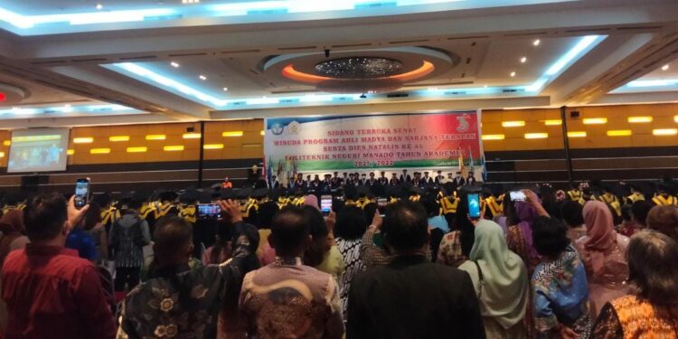 Ratusan Mahasiswa Politeknik Negeri Manado Diwisuda, Ini Pesan Alelo dan Gagola