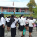 Ketua Divisi Sosialisasi, Pendidikan Pemilih, Parmas dan SDM, Andri L Sumolang saat memberikan arahan kepada peserta tes tertulis.