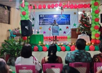 Pra Natal Rukun Sembihingang (Foto Meikel Barta1.com).