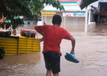 Peristiwa banjir Manado paling terakhir terjadi pada 27 Januari 2023 . (foto: Barta1)