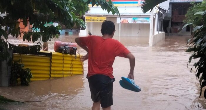 Peristiwa banjir Manado paling terakhir terjadi pada 27 Januari 2023 . (foto: Barta1)