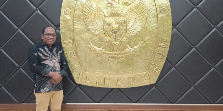 Ketua KPU Kabupaten Kepulauan Talaud, Aripatria Pandesingka.