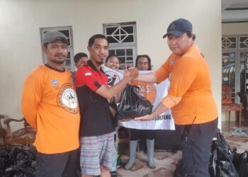 Ormas Palu Bantu Warga Terdampak Bencana di Kota Manado