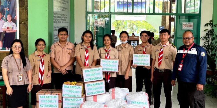 Aksi Kemanusiaan SMA Katolik Theodorus Kotamobagu