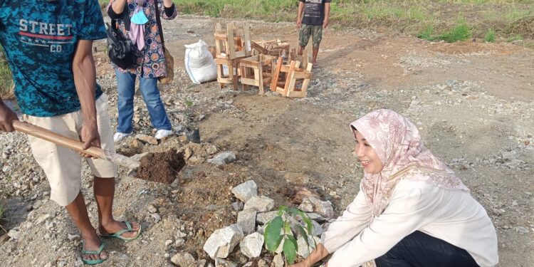 AMSI Gorontalo Tanam Pohon Untuk Ruang Terbuka Hijau