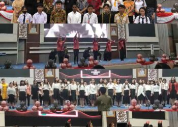 Selebrasi Tahun Baru di SD – SMP Advent 1 Tikala Manado