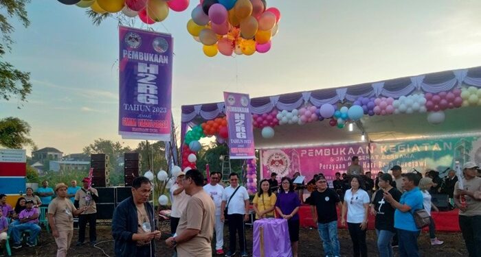 Jemaat GMIM Viadolorosa Kairagi Dua Saat Pembukaan H2RG (Foto Meikel Barta1.com).