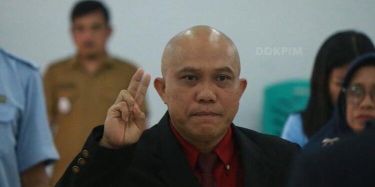 Foto: Teguh Salainti Saat Dilantik. (Dok. Istimewa)