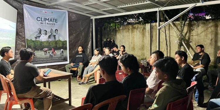 Diskusi Film Climate Witness Digagas Seasoldier Sulut dan Manfaatnya