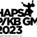 logo Hapsa P/KB GMIM 2023