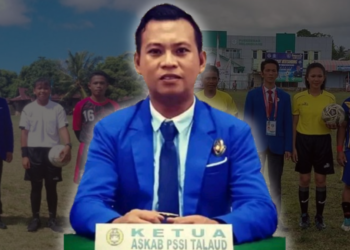 Ketua ASKAB PSSI Talaud, Fernando Padengkalu.