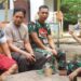 Keakraban Dandim 1309/Manado dengan Warga Kampung Lahendong