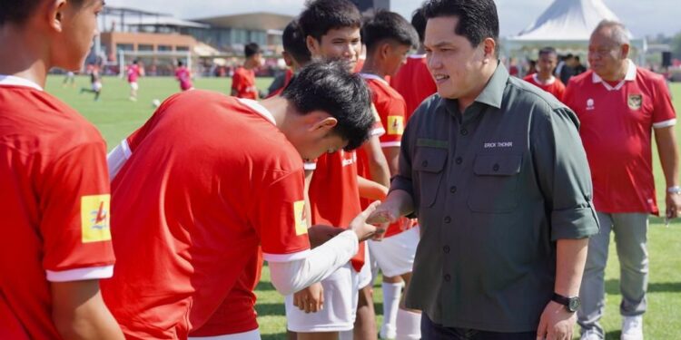Erick Thohir Pastikan Seleksi Timnas U-17 tidak Boleh Ada ‘Titipan’