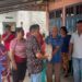 Ketua DPRD kabupaten Kepulauan Talaud, Semuel Bentian, S.H., M.H berbagi sembako kepada rakyat.