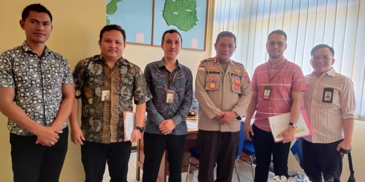 Ombudsman Republik Indonesia perwakilan wilayah Sulawesi Utara saat berada di Polres Kepulauan Talaud.