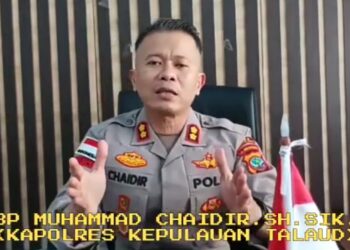 Kapolres Kepulauan Talaud, AKBP Mohammad Chaidir, S.H., SIK., MM