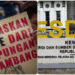 Foto: Pamflet perlawanan masyarakat Sangihe (Dok. Istimewa)