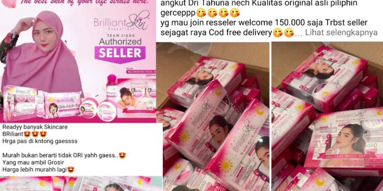 Salah satu produk ilegal yang dipromosikan penjualannya melalui media sosial.