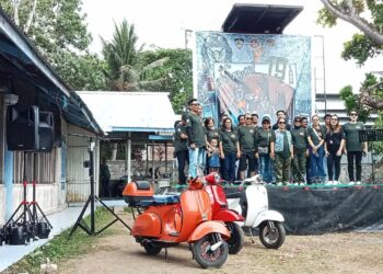 Anggota RSM Manado saat pembukaan perayaan HUT ke 19 tahun (foto Meikel Barta1.com)