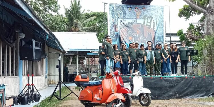 Anggota RSM Manado saat pembukaan perayaan HUT ke 19 tahun (foto Meikel Barta1.com)