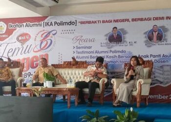 Kegiatan seminar temu kangen Alumni Polimdo (Foto Istimewa)
