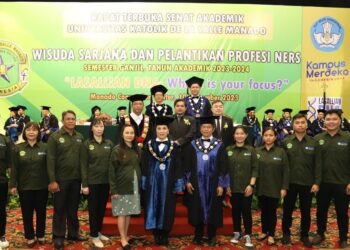 Satgas PPKS Unika De La Salle Manado saat dilantik oleh Rektor Prof. Dr. Johanis Ohoitimur (Foto istimewa)