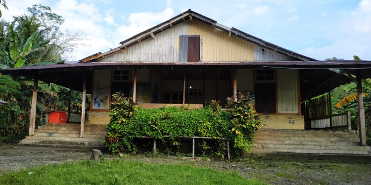 Foto: Rumah Zending Ernst Traugott Steller di Kampung Mala, Kecamatan Manganitu. (Dok. Rendy/barta1)