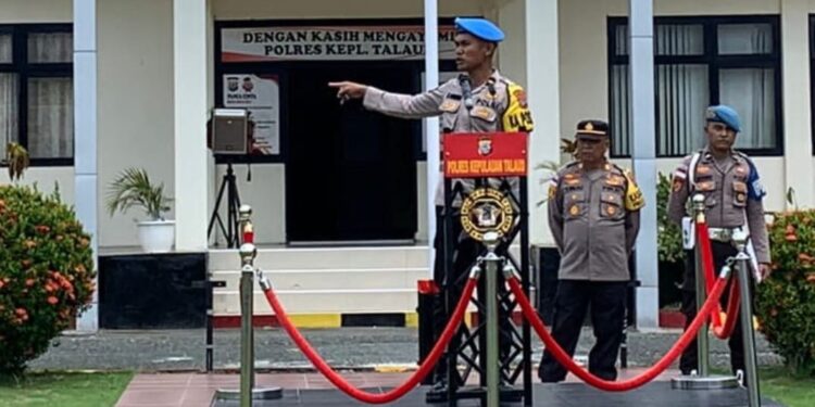 Propam Polres Kepulauan Talaud Beri Warning: Anggota Tidak Disiplin Akan Ditindak Tegas
