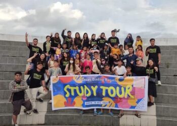 Study Tour Dinding Manado tahun 2022 di Bangunan Bersejarah Benteng Moraya (Foto: istimewa)