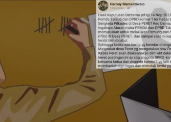 Foto ilustrasi PSU Pilkades.