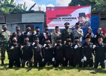 Preman Kreatif Saat Melaksanakan Kegiatan Upacara Bendera 17 Agustus 2020. (Foto: Istimewa).