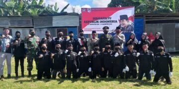 Preman Kreatif Saat Melaksanakan Kegiatan Upacara Bendera 17 Agustus 2020. (Foto: Istimewa).